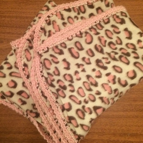 leopard print baby blanket